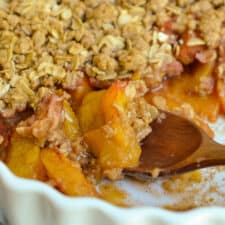 peach crisp recipe