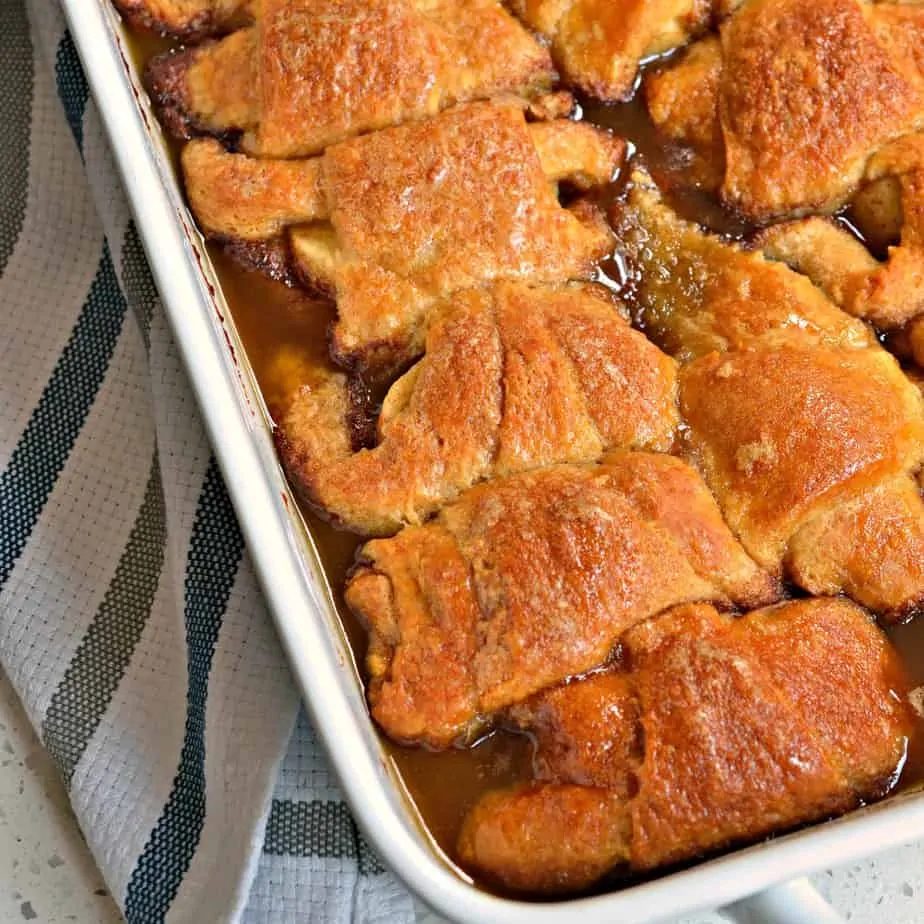 Make some apple dumplings for your family today and enjoy them with fresh whipped cream or vanilla ice cream.
