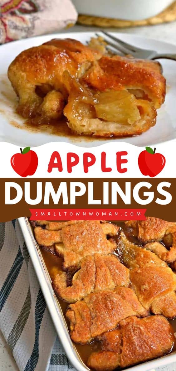 Easy Apple Dumplings | Small Town Woman