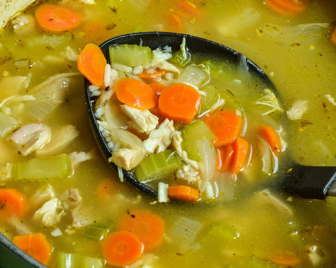 Easy Chicken and Rice Soup