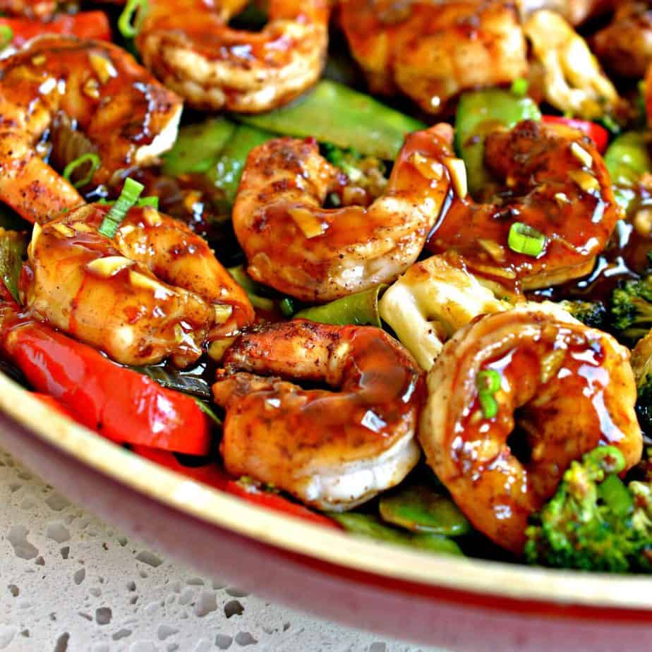 Garlic Shrimp Stir Fry