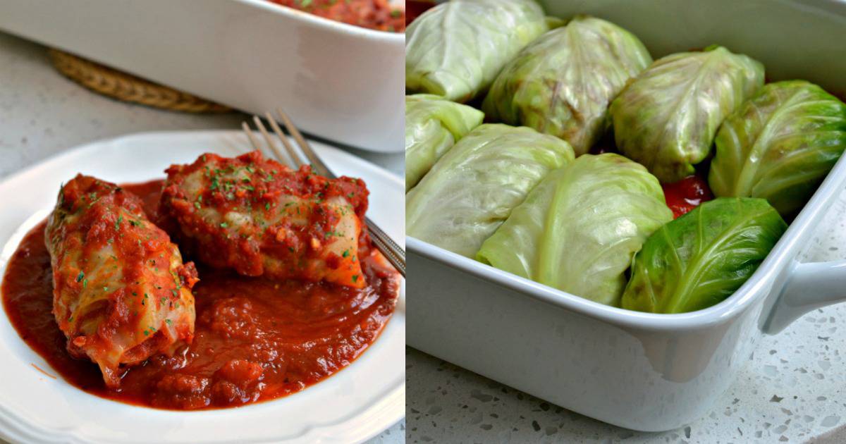 Classic Cabbage Rolls with Homemade Sauce Small Town Woman