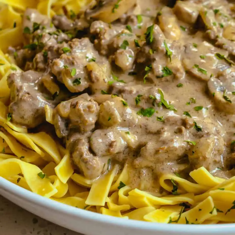 Groumd Beef Stroganoff