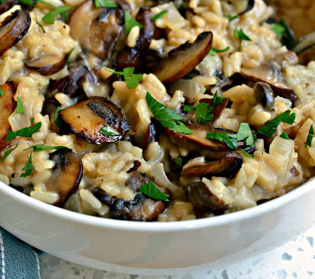 Mushroom risotto deals