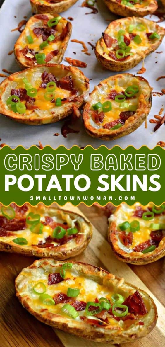 Baked Potato Skins | Small Town Woman