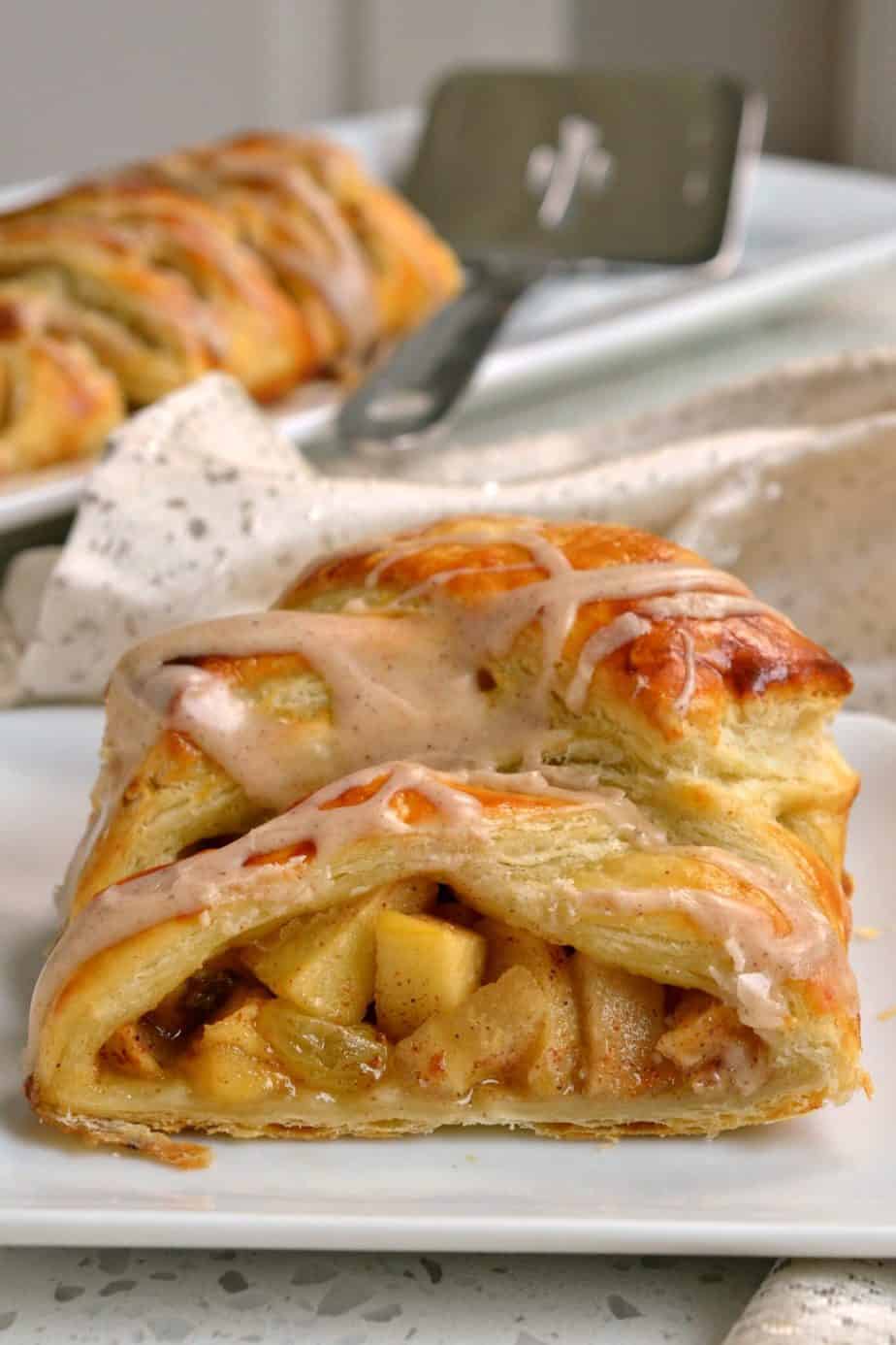 Apple Strudel with Easy Puff Pastry Small Town Woman
