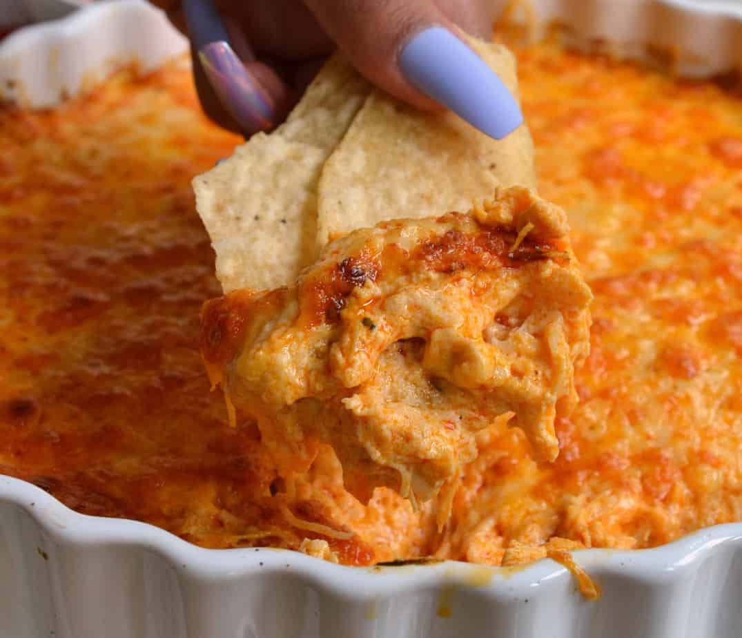 The Best Buffalo Chicken Dip Recipe (+ Video)