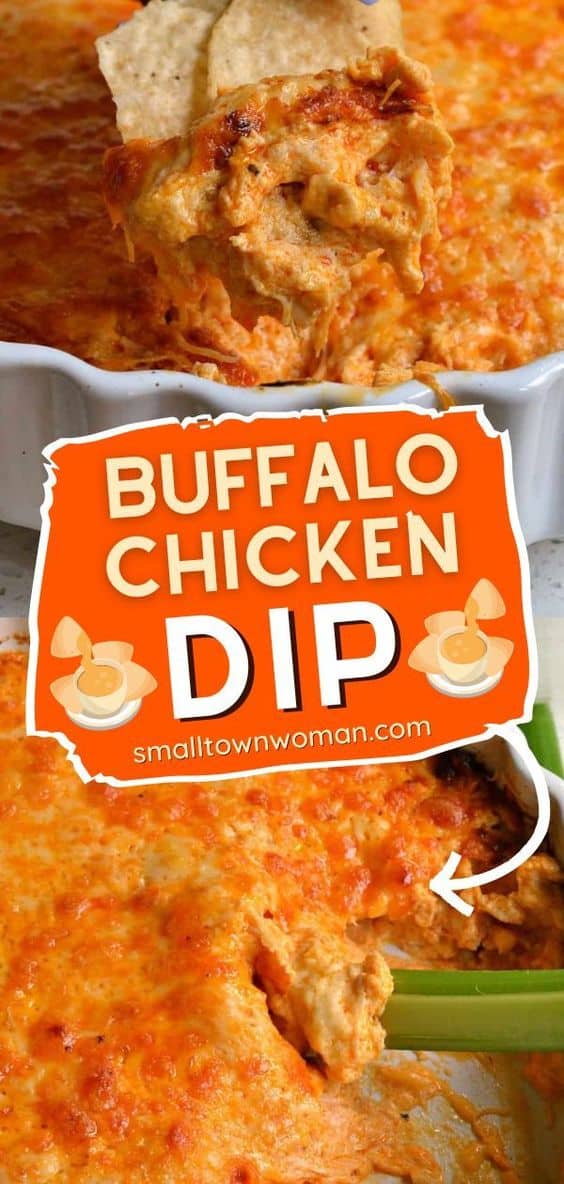 Buffalo Chicken Dip (Oven and Crock Pot) | Small Town Woman