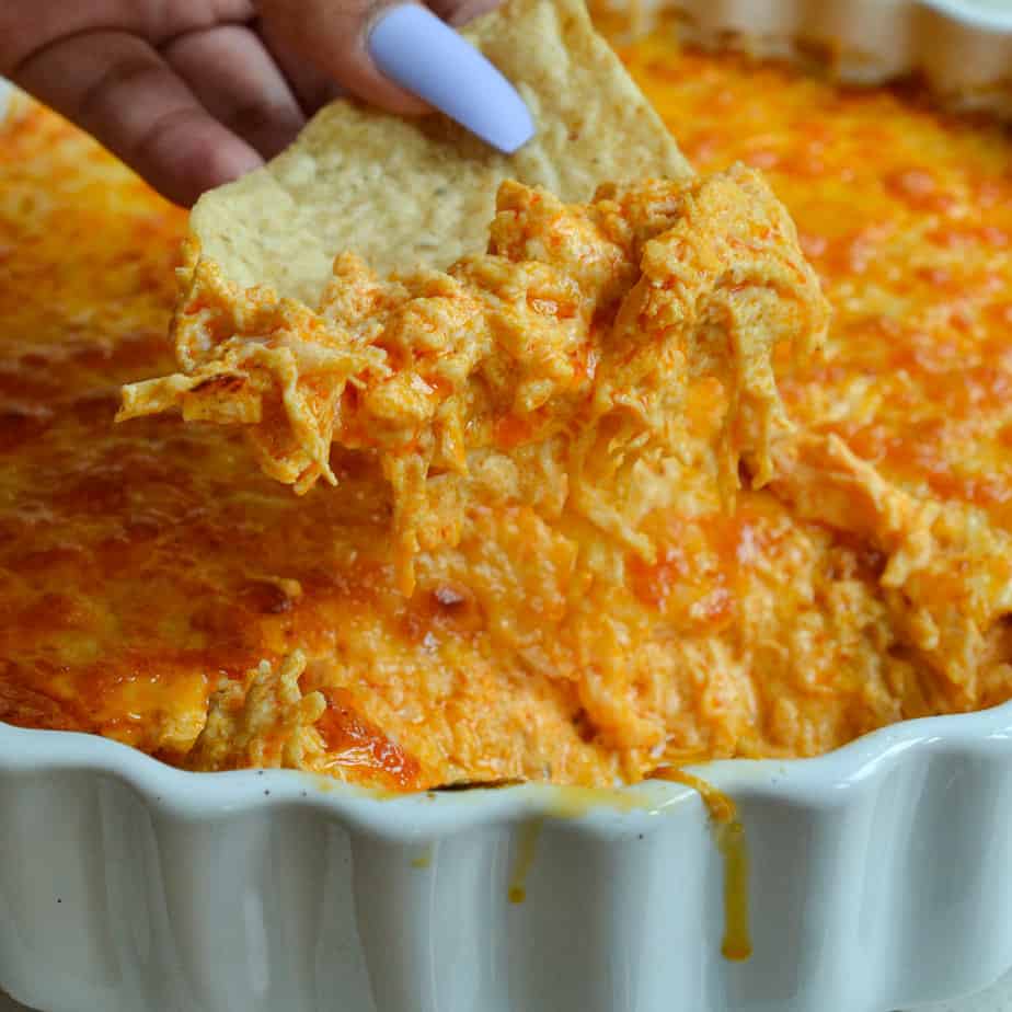 Best Buffalo Chicken Dip - Small Town Woman