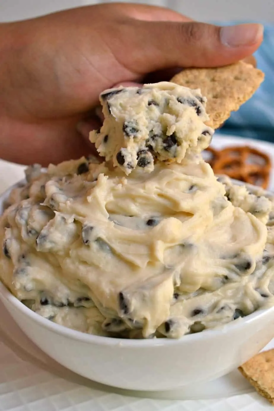 This delicious Cookie Dough Dip is a well loved dessert dip that is made in less than ten minutes.