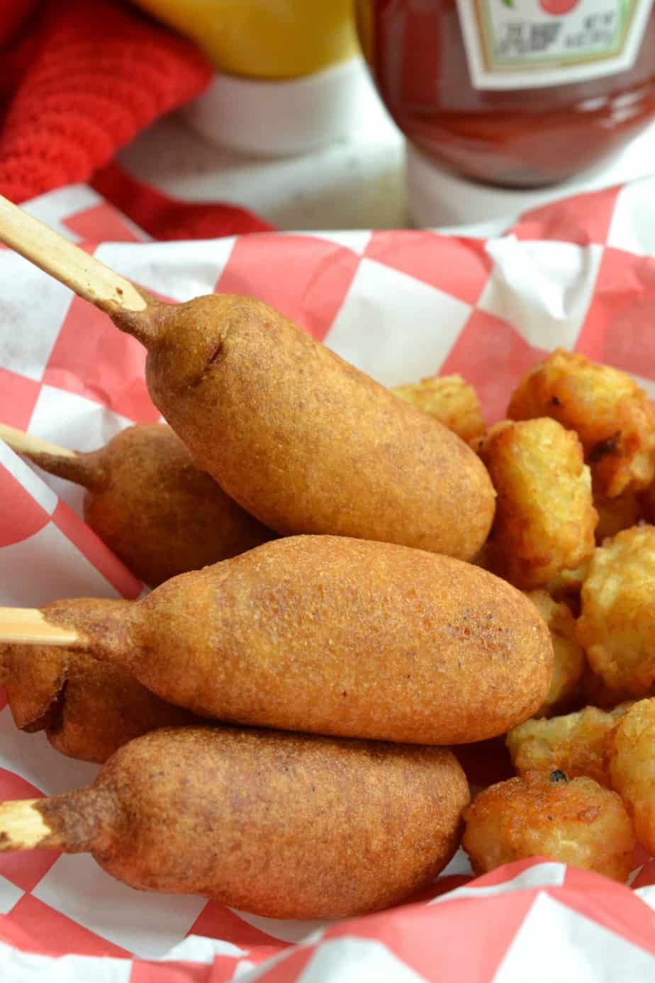 miniature corn dogs