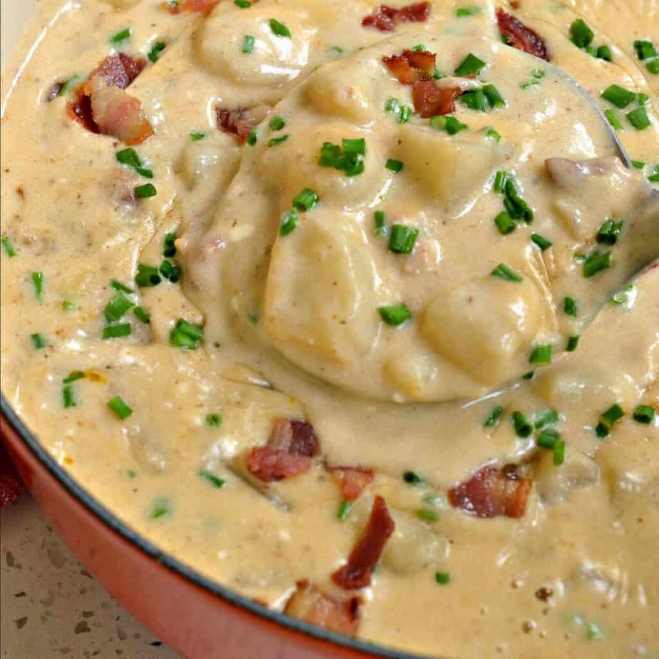 Creamy Alfredo Lasagna Soup Small Town Woman