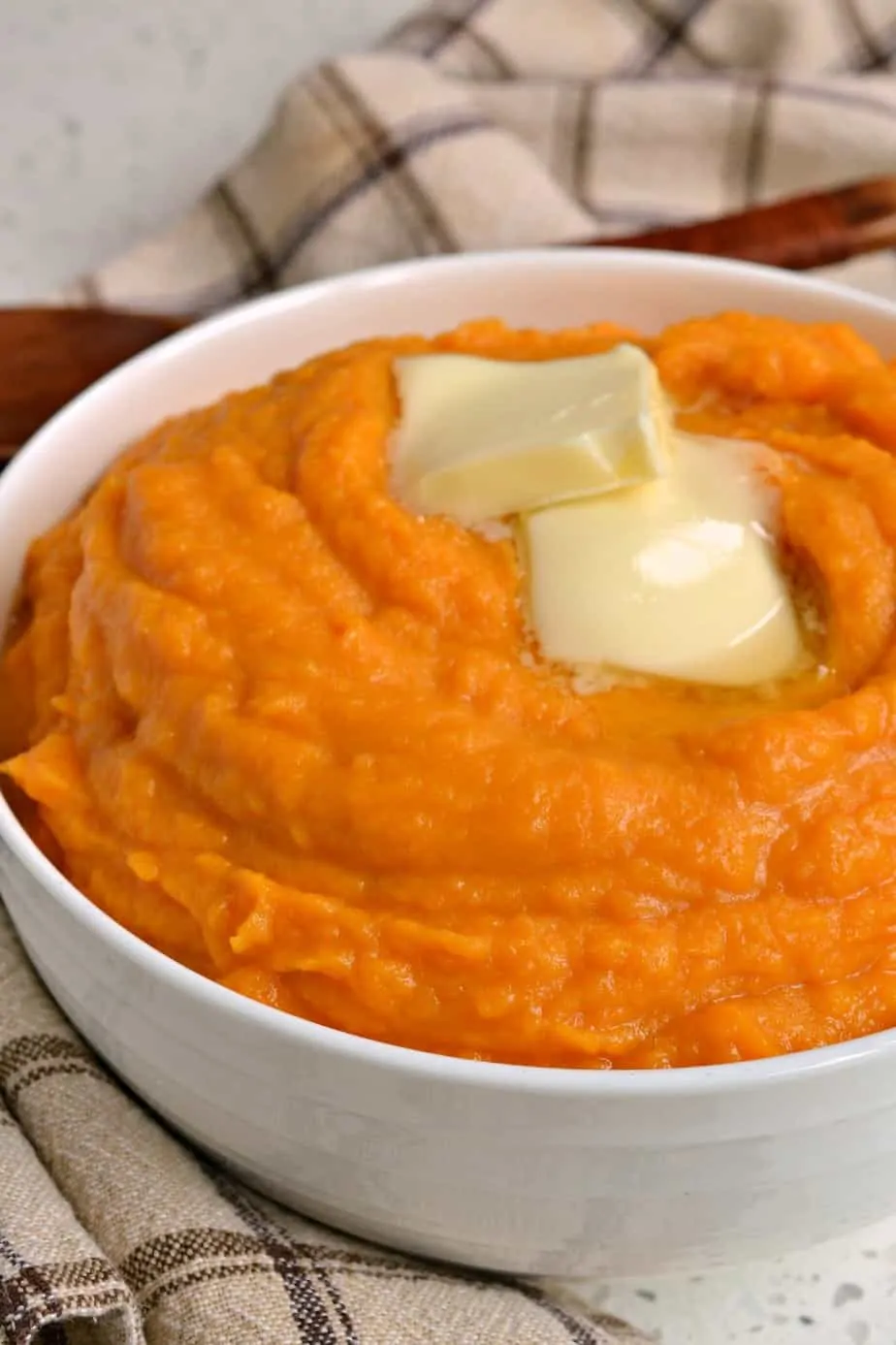 Mashed sweet potatoes are one of our favorites sides especially in the fall and winter months. 