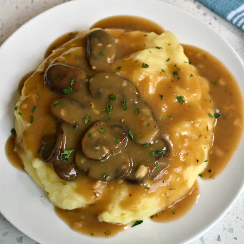 Your family is going to love this rich and flavorful mushroom gravy. 