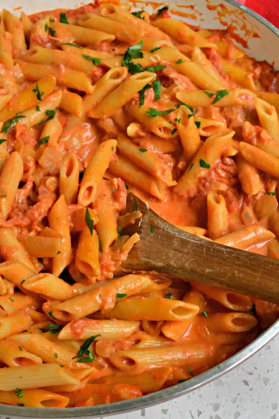 With easy and delectable recipes like this Penne alla Vodka you too can make restaurant quality pasta at home. 