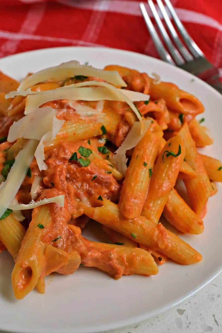 Penne alla Vodka is one of our favorite pasta dishes and you will be pleasantly surprised how well it all comes together. 