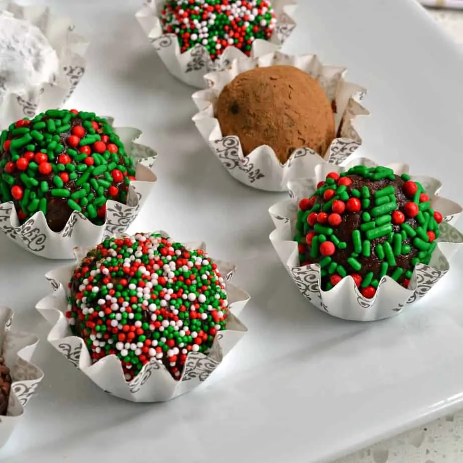 These scrumptious Rum Balls will look fabulous on your Christmas cookie trays. 