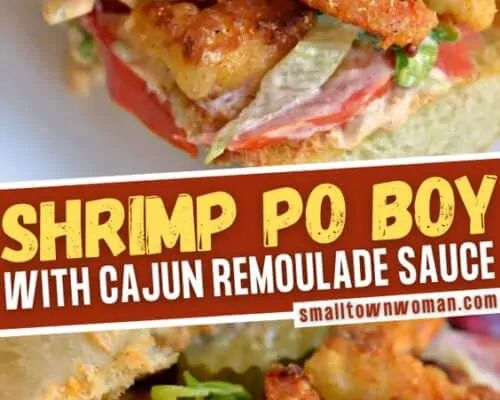 Shrimp Po Boy Recipe with Cajun Remoulade - Simply Whisked