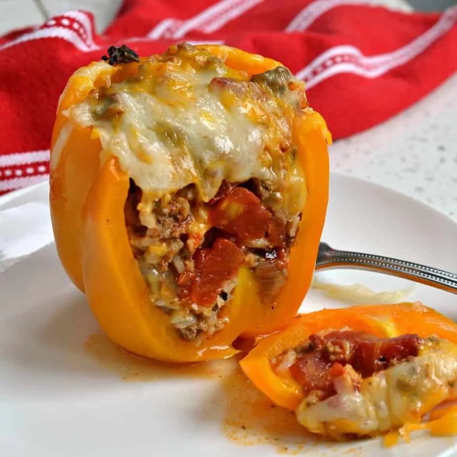 If you love the flavors of Tex Mex food than this Mexican Stuffed Peppers recipe is right up your alley. 