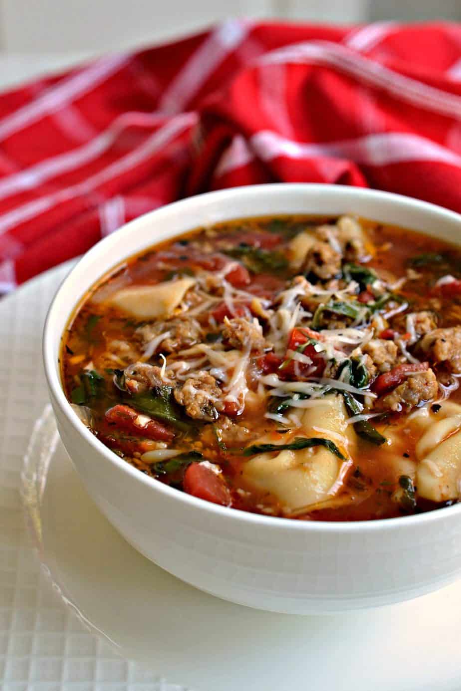 How to Make Sausage Tortellini Soup