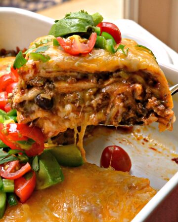 Beef Enchilada Casserole