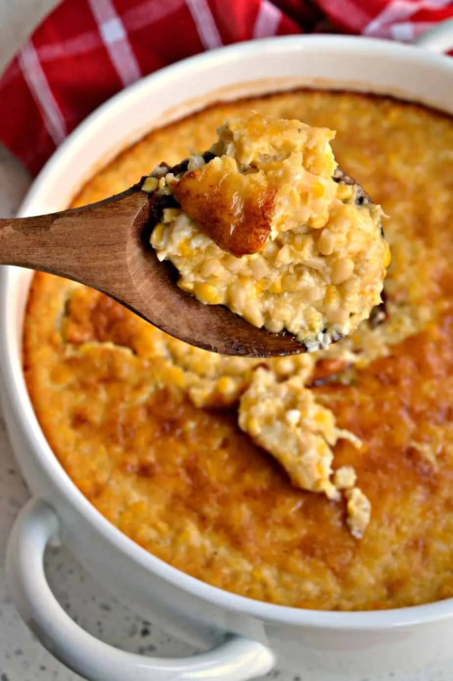 This corn pudding is perfect for holidays, family gatherings and Sunday supper alongside a roasted chicken or baked ham. 