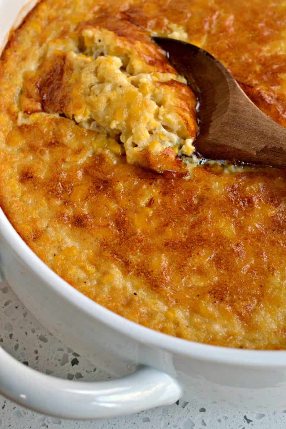 This classic Southern Corn Pudding is always a loved side dish at holidays and family gatherings. 