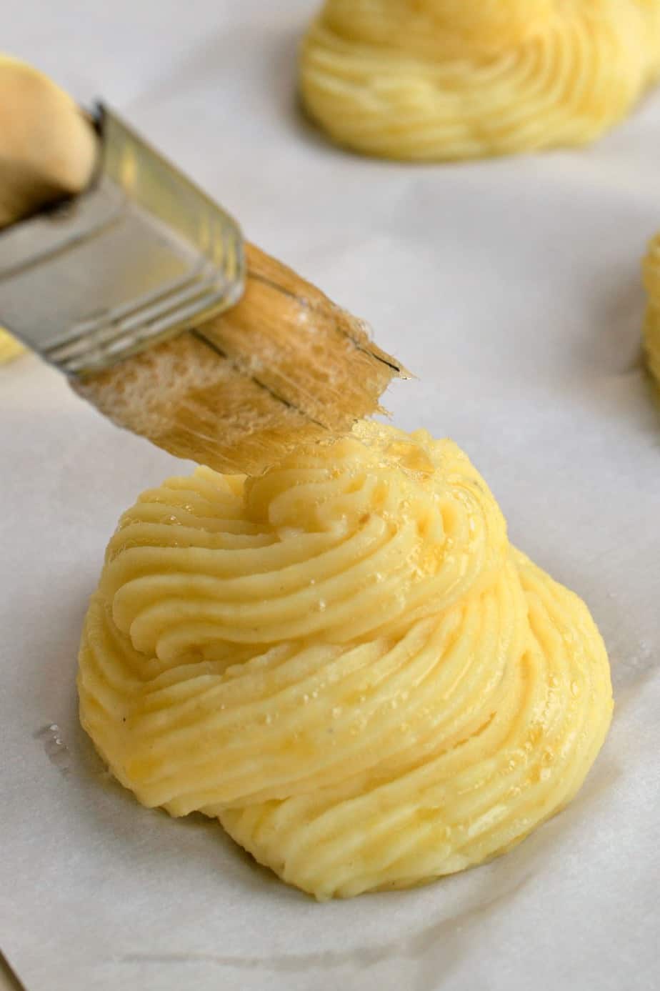 Delicious, easy, and pretty these Duchess Potatoes are perfect for your holiday celebrations and dinner parties. 