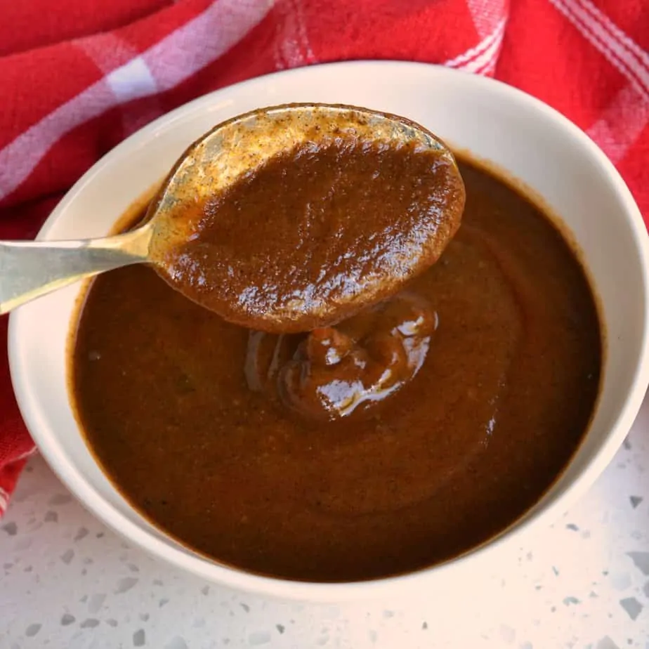 This Enchilada Sauce recipe is bursting with authentic Mexican flavors and takes less than ten minutes to prepare. 