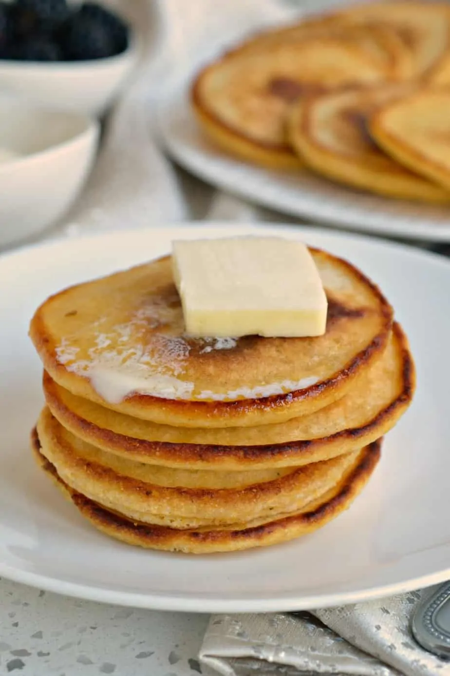 Johnny Cakes are delicious, easy and quick to make fried cornbread cakes made with pantry staples. 