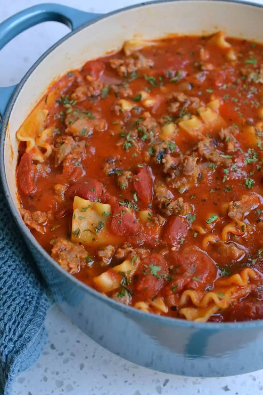 How to make Lasagna Soup