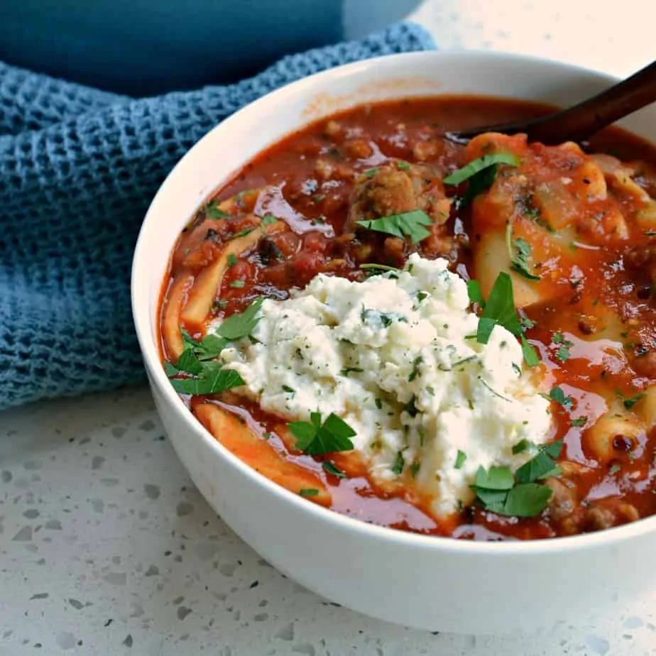 Prepare to have your taste buds tantalized over and over again with this Lasagna Soup. 