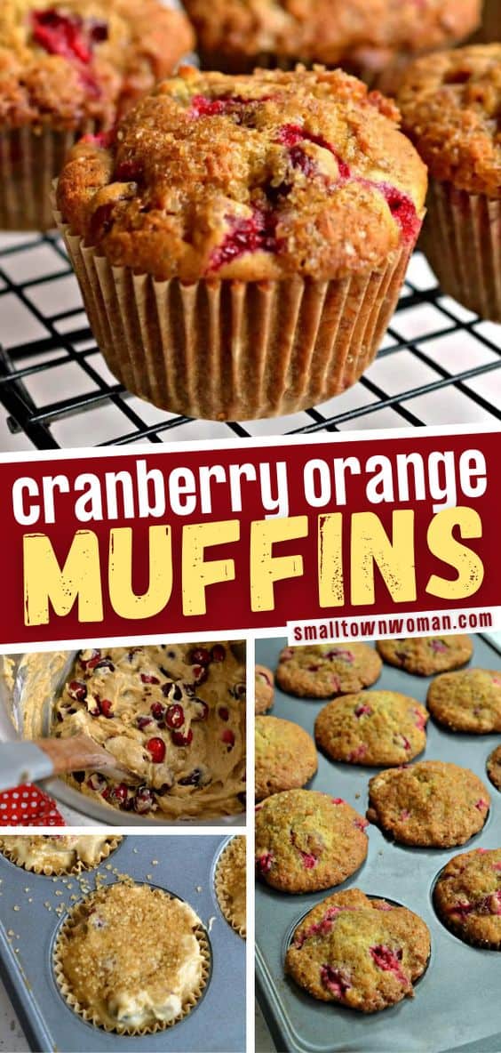 Cranberry Orange Muffins - Small Town Woman
