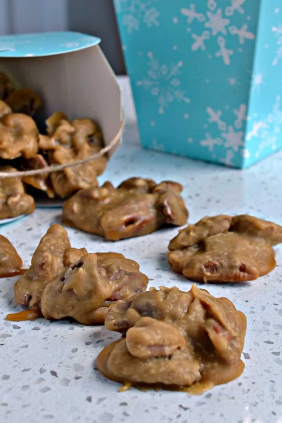Southern Pecan Pralines are sweet brown sugar caramel like candy treasures filled with roasted pecans. 