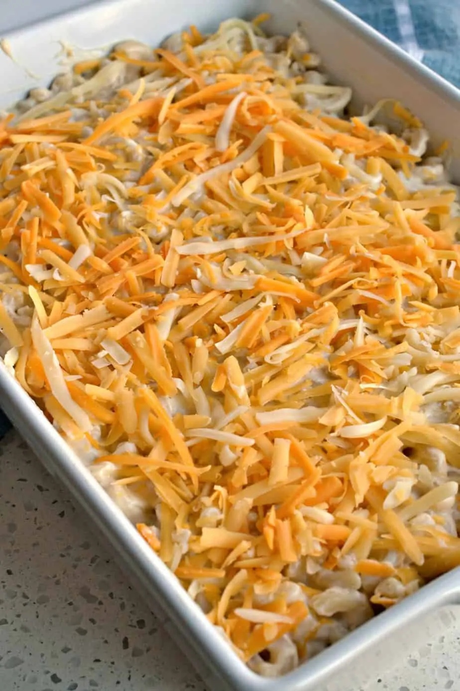 Skip the box stuff and make your family the creamiest dreamiest baked macaroni and cheese ever.