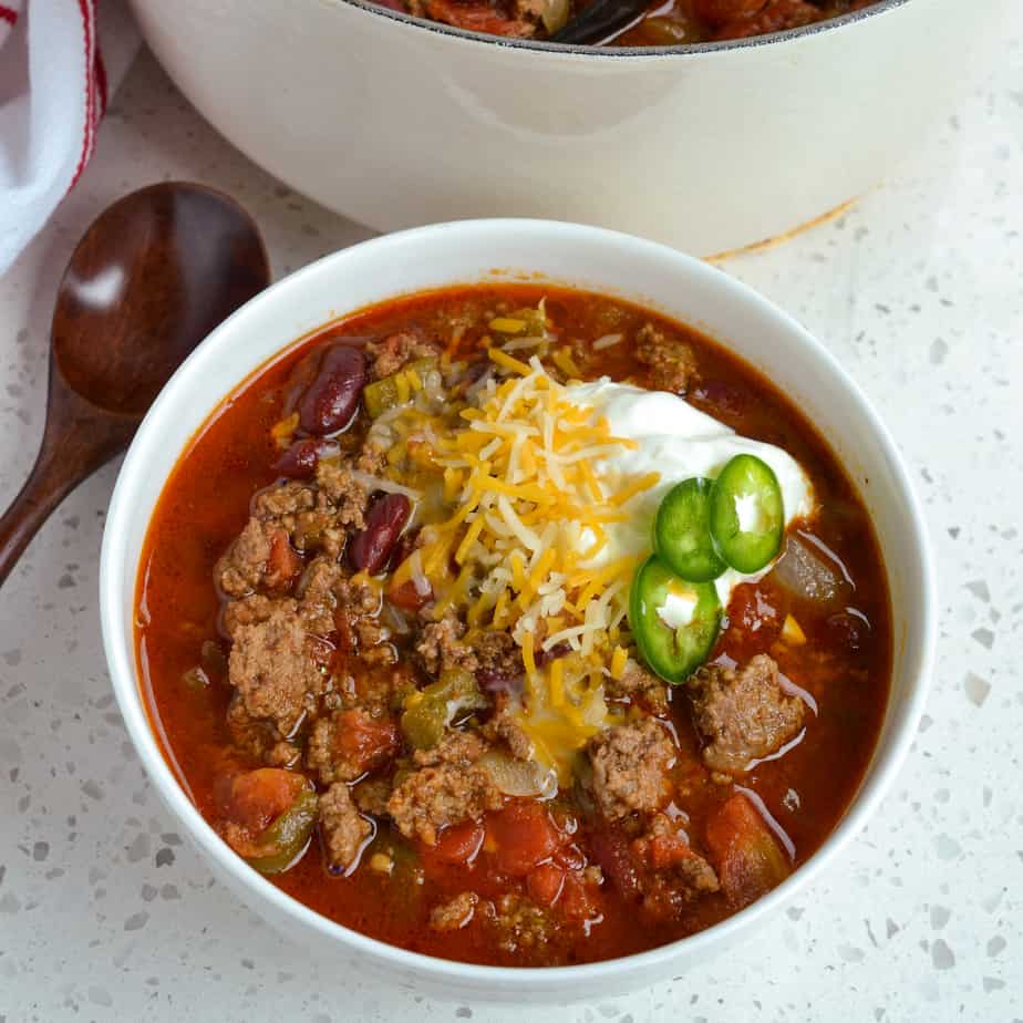 Best Chili Recipe (Thick and Hearty with a Little Heat)