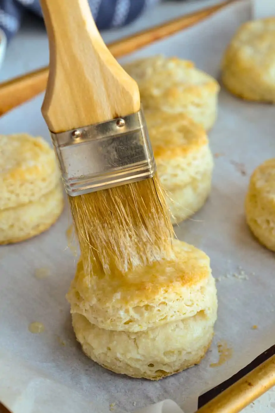 There is nothing better than warm flaky buttermilk homemade biscuits.