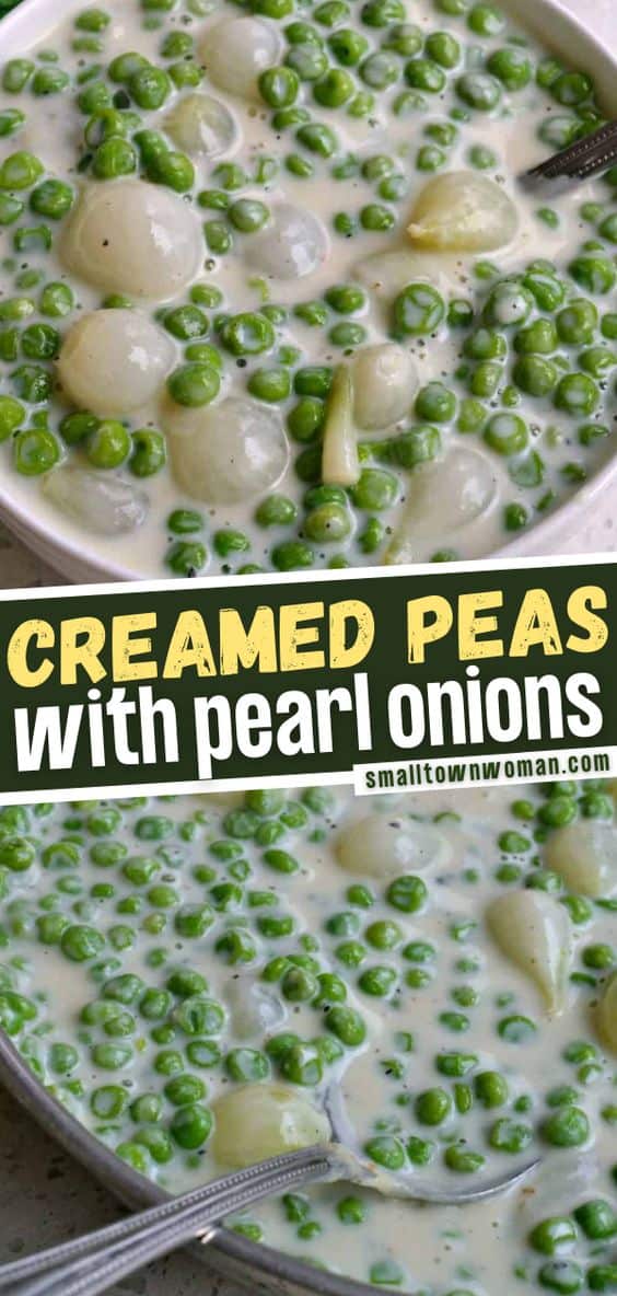 Creamed Peas and Pearl Onions like Grandma Used to Make