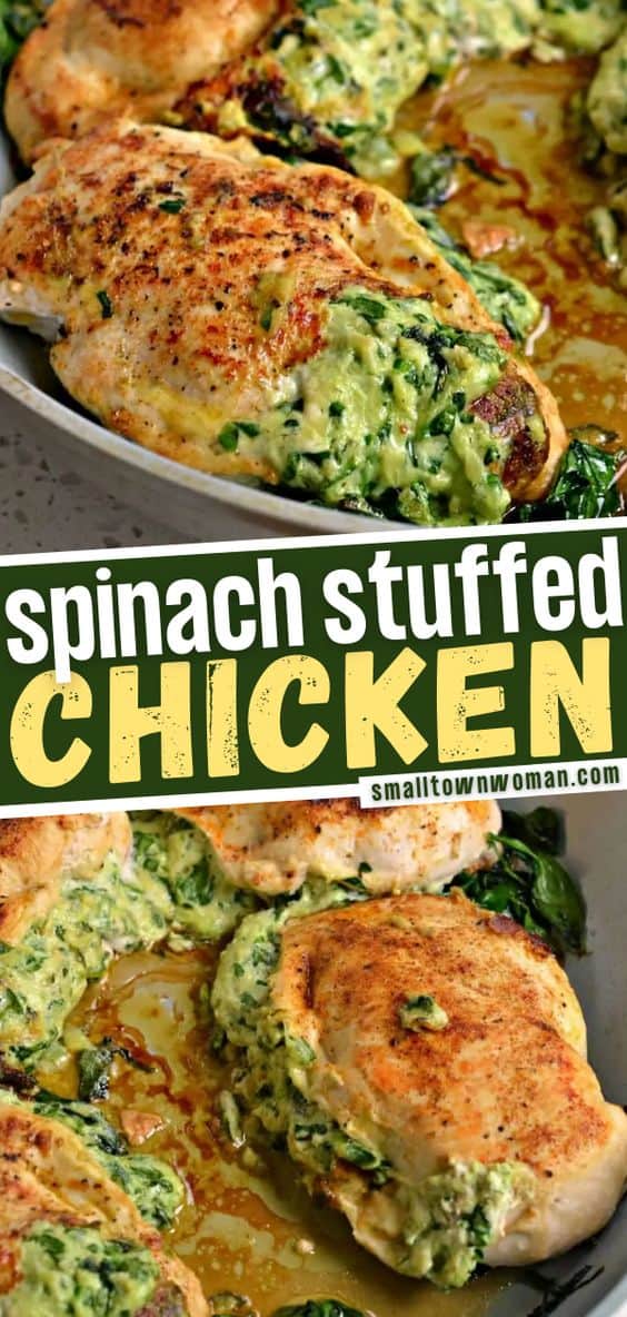 Spinach Stuffed Chicken Breasts (Elegant Yet Easy)