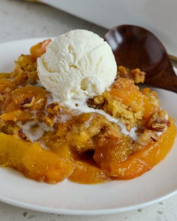 Peach Dump Cake