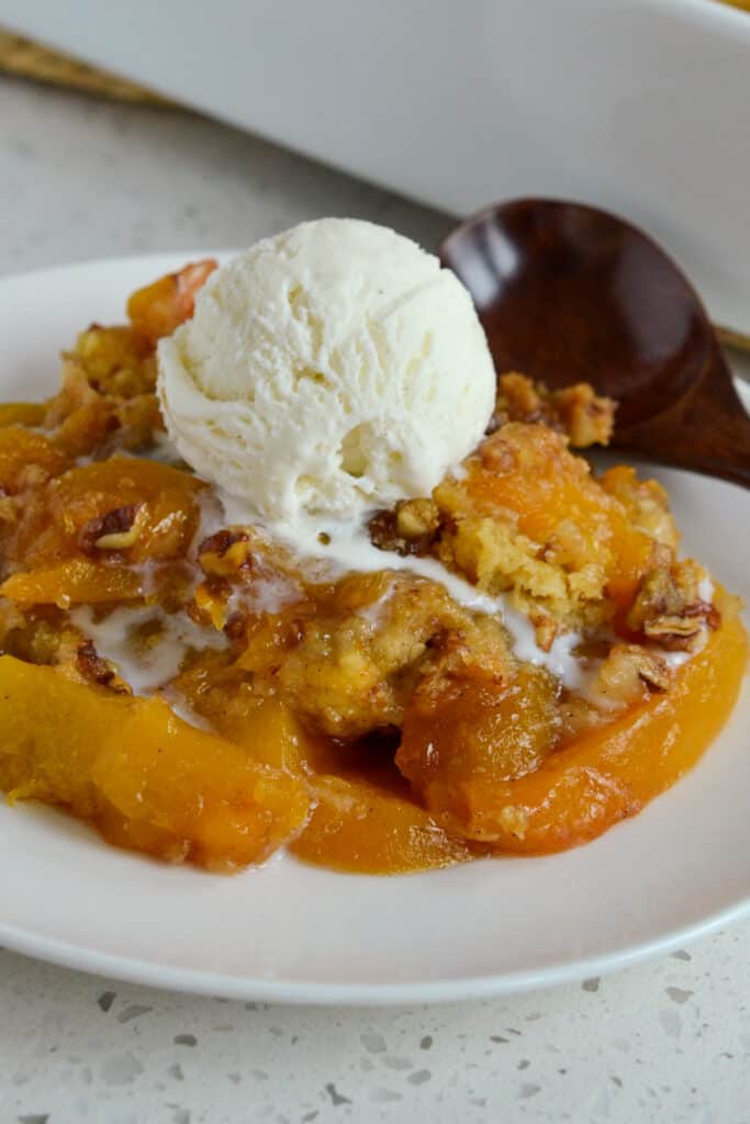 Peach Dump Cake Small Town Woman