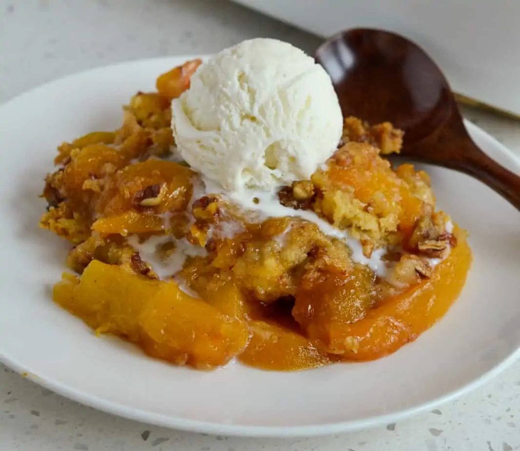 Peach Dump Cake