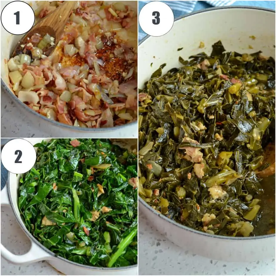 It is super easy to cook southern greens.