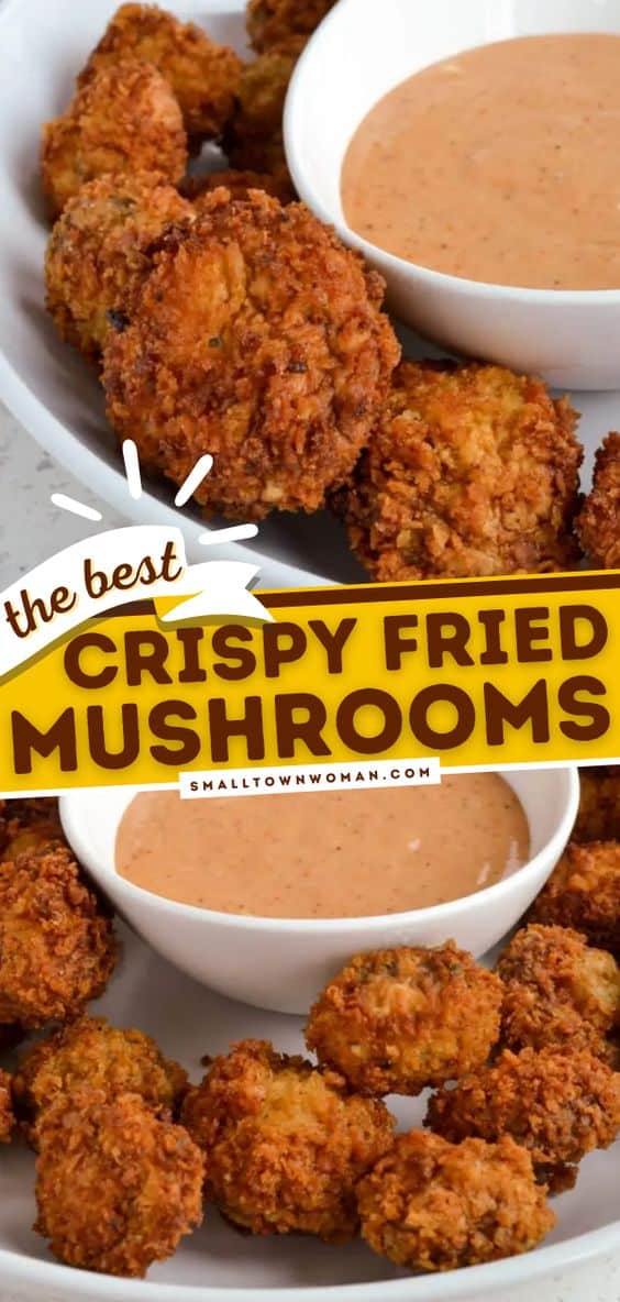 Crispy Fried Mushrooms Small Town Woman