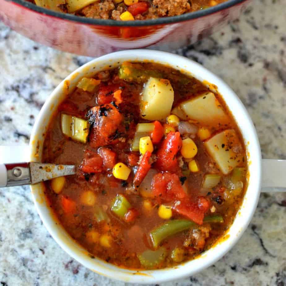 Ground Beef Vegetable Soup