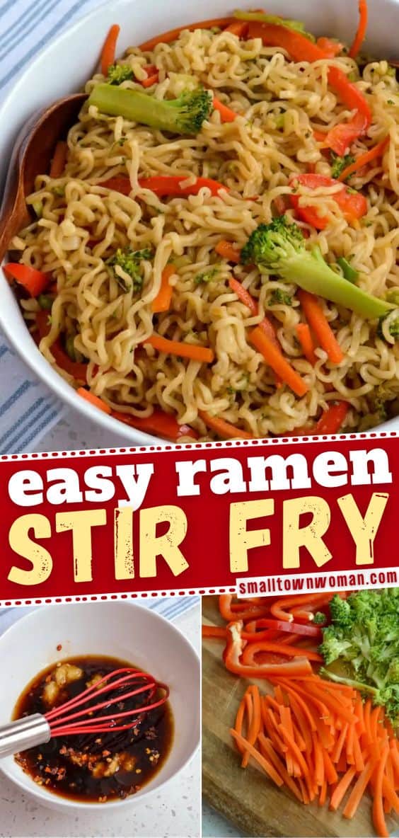 Ramen Stir Fry - Small Town Woman
