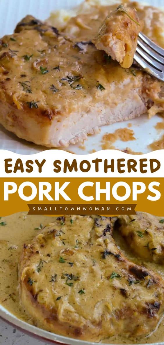 Southern Smothered Pork Chops | Small Town Woman