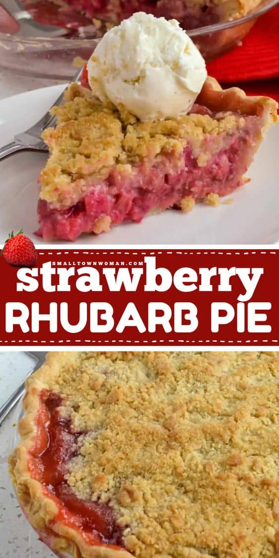 Strawberry Rhubarb Pie Recipe