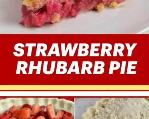 Strawberry Rhubarb Pie Recipe | Small Town Woman