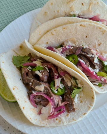 Grilled Carne Asada Tacos